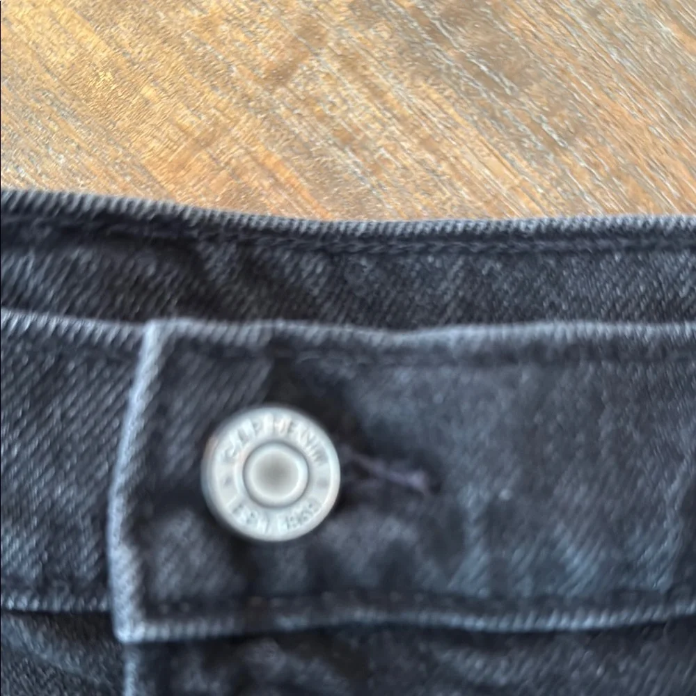 GAP Black Jean Shorts Size 10 - Picture 3 of 6